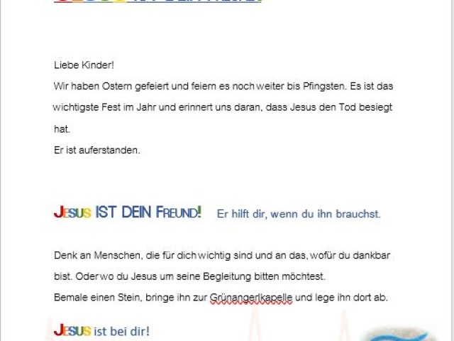 Jesus ist dein Freund