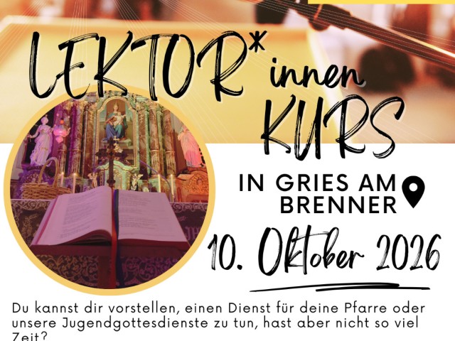 Jugend-Lektor*innen Kurs