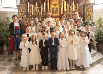 Erstkommunion der Kinder der VS Schlitters