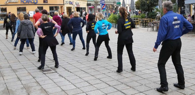 Bewegtes Miteinander. Modern Linedance für Anfänger:innen