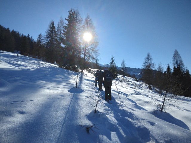 Stille (Schritte) im Schnee – Erholsame Schneeschuhwanderungen und Begegnungen
