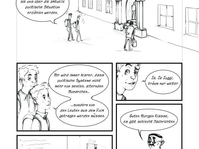 Ein Comic über Jakob Gapp