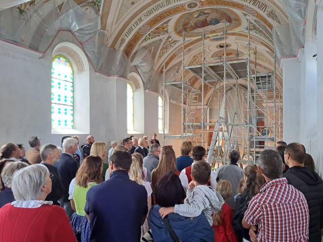 Fortschritte in der "Generationenkirche" in Leins