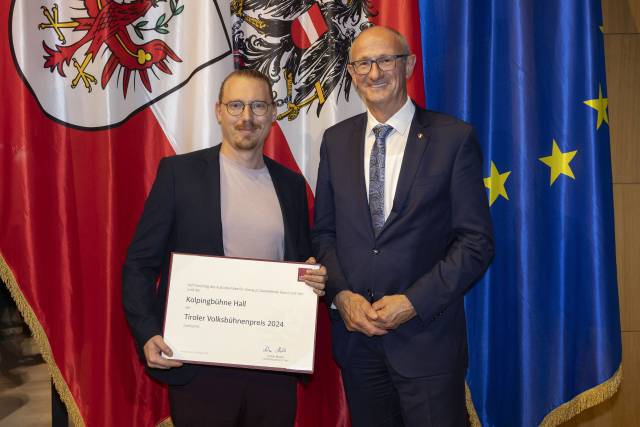 Tiroler Volksbühnenpreis an Kolpingbühne Hall übergeben