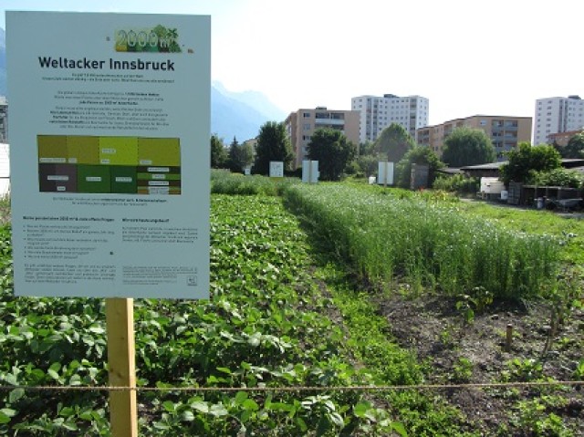 Offene Führung am Weltacker Innsbruck