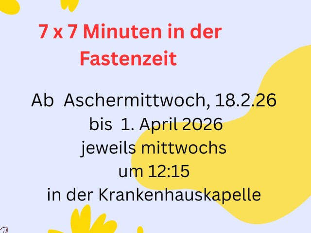 7x7 Minuten Kraft tanken im Krankenhaus-Alltag