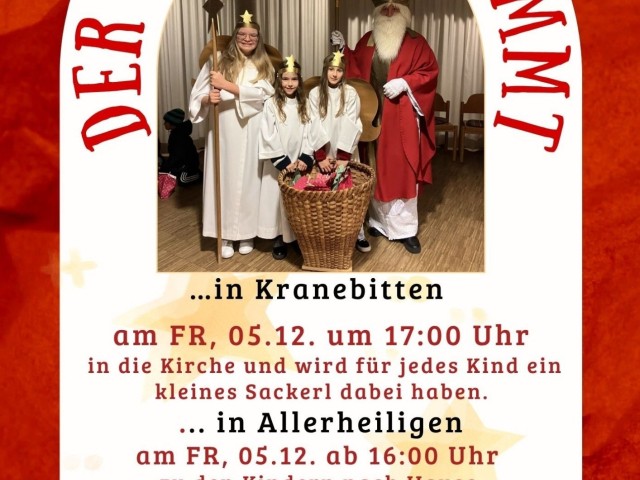 Der Nikolaus kommt