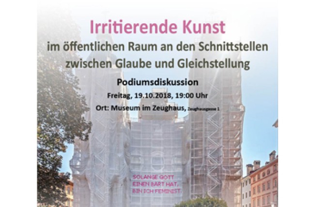 Podiumsdiskussion: Irritierende Kunst  im öffentlichen Raum an den Schnittstellen zwischen Glaube und Gleichstellung