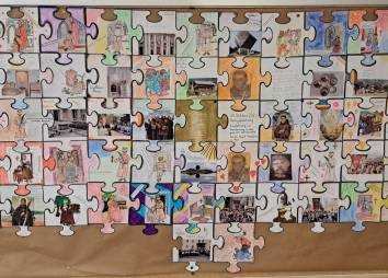 Puzzle in der MS Hippach