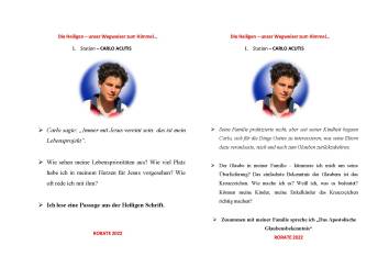 Carlo Acutis   Adventsaufgaben (Seite 1)