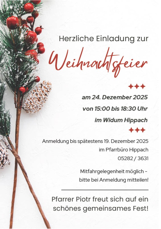 Weihnachtsfeier